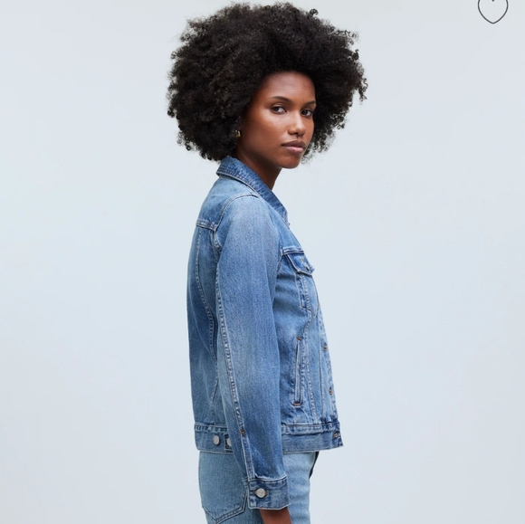 Madewell - The Jean Jacket in Medford Wash - XS - NWT - Picture 3 of 10